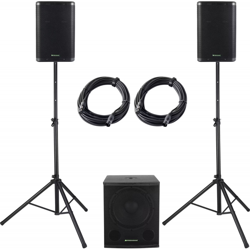 Pronomic Powerstage Concert 1510 2.1 PA Set